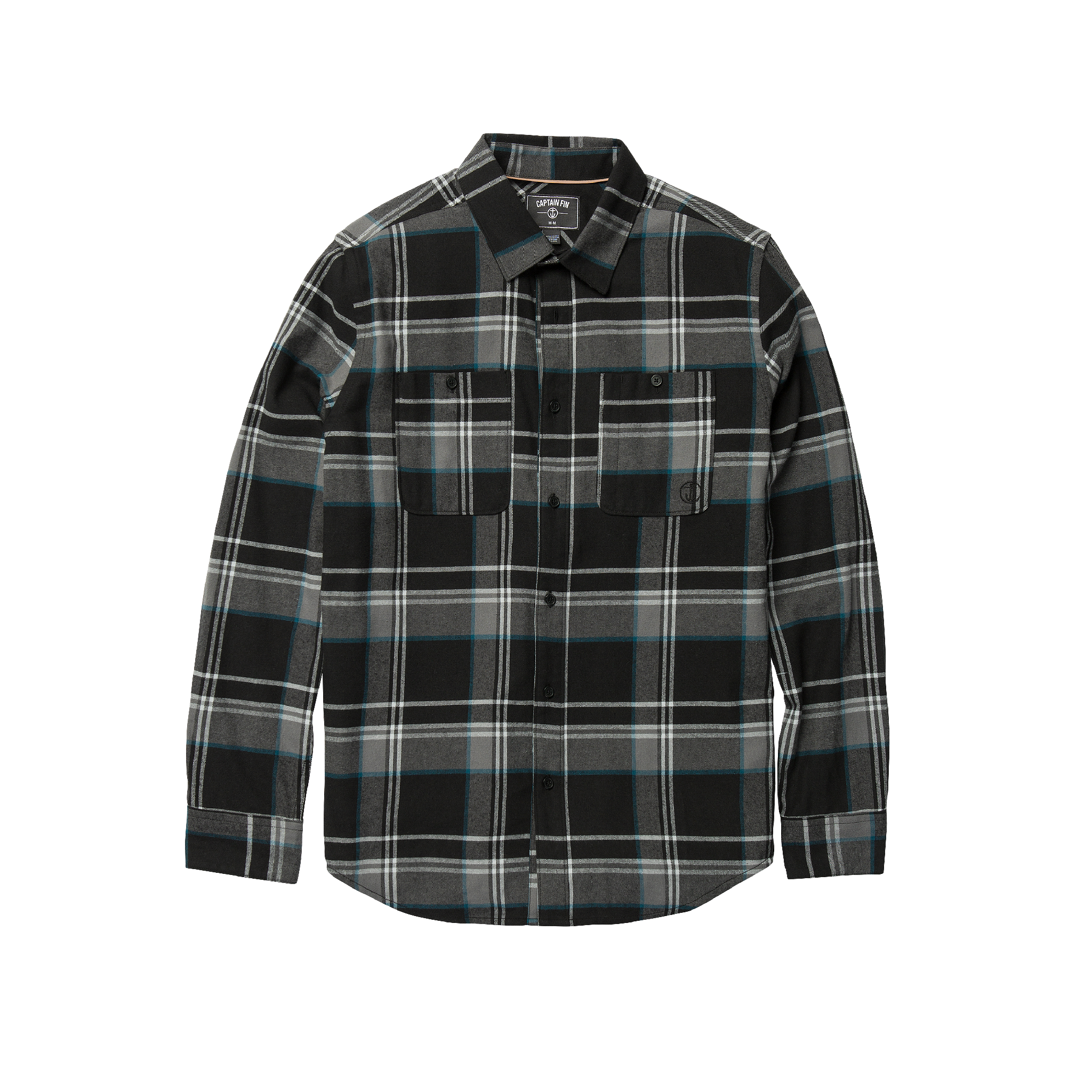 Campo Elijo Long Sleeve Flannel Shirt - Black
