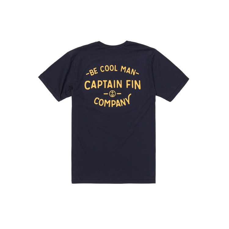 Run Of The Mill Short Sleeve Tee - Navy - Captain Fin