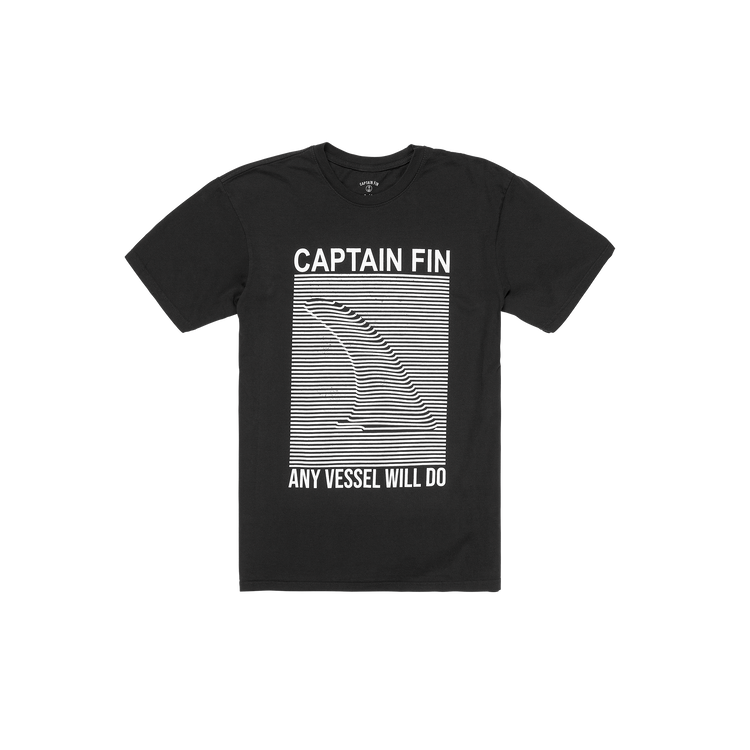 Division Short Sleeve Tee - Black - Captain Fin